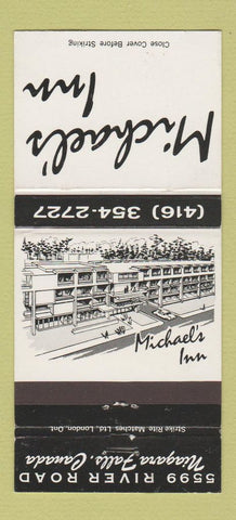Matchbook Cover - Michael's Inn Niagara Falls ON 30 Strike