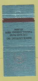 Matchbook Cover - Renick Cadillac Fullerton CA 30 Strike