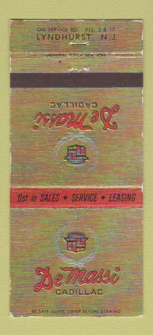 Matchbook Cover - DeMAssi Cadillac Lyndhurst NJ WEAR 30 Strike