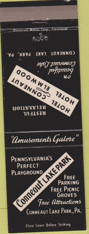 Matchbook Cover - Conneaut Lake Park PA