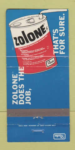 Matchbook Cover - Zolone Pest Control Product WEAR 30 Strike