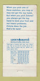 Matchbook Cover - Zolone Pest Control Product WEAR 30 Strike
