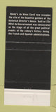 Matchbook Cover - Honey's New Orleans LA 30 Strike
