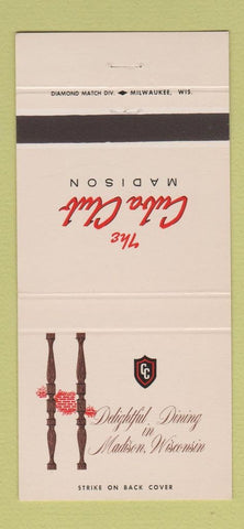 Matchbook Cover - Cub Club Madison WI 30 Strike