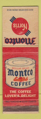 Matchbook Cover - Montco Norris Foods Coffee WEAR