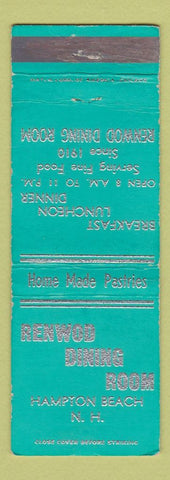 Matchbook Cover - Renwod Dining Room Hampton Beach NH WEAR