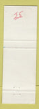 Matchbook Cover - Reingold Tavern Clarkson ON Mississauga