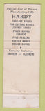 Matchbook Cover - L Hardy Machine Knives Worcester MA WEAR