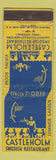 Matchbook Cover - Castleholm Swedish Restaurant New York City WEAR