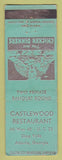 Matchbook Cover - Castlewood Restaurant Atlanta GA WEAR