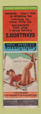 Matchbook Cover - Cavallucci's Italian Restaurant Reading PA pinup WEAR