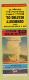 Matchbook Cover - Community Heating Chicago IL WEAR