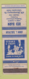 Matchbook Cover - Red Barn Chicopee Falls MA WEAR