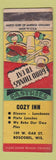 Matchbook Cover - Cozy Inn Boscobel WI WEAR