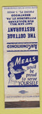 Matchbook Cover - Cottage Restaurant Pittsburgh PA Brentwood