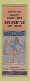 Matchbook Cover - St Jean Bar pinup WEAR