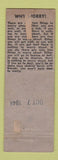 Matchbook Cover - St Jean Bar pinup WEAR
