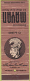 Matchbook Cover - Mayan Restaurant New York City