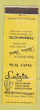 Matchbook Cover - Luigi's Restaurant Cactus Room Pembina Hotel Winnipeg MB WEAR