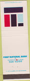 Matchbook Cover - First National Bank Mundelein IL