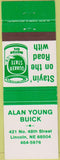 Matchbook Cover - Quaker State Oil Lincoln NE