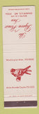 Matchbook Cover - Pigeon House Inn Gambrills MD