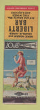 Matchbook Cover - Liberty Bar Pittsburgh? PA