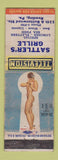 Matchbook Cover - Sattler's Grille Reading PA pinup WORN
