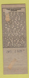 Matchbook Cover - Quinn's Bar Milwaukee WI pinup