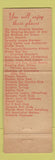 Matchbook Cover - Plaza Restaurant Sarasota FL