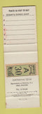 Matchbook Cover - Cesar's Curios Shop Monterrey Mexico Tonala