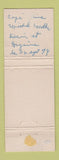 Matchbook Cover - Grotte Valaisanne Murten Switzerland