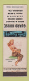 Matchbook Cover - Guard House Reading PA pinup