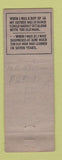 Matchbook Cover - Plane View Dining Room Cleveland OH Airport
