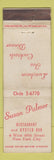 Matchbook Cover - Susan Palmer Restaurant New York City WEAR