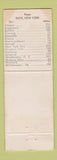 Matchbook Cover - Molly's Diner Bath NY WORN