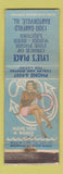 Matchbook Cover - Lyle's Place Bartonville IL ARROW pinup WORN