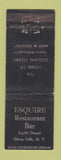 Matchbook Cover - Esquire Restaurant Bar Glens Falls NY WEAR