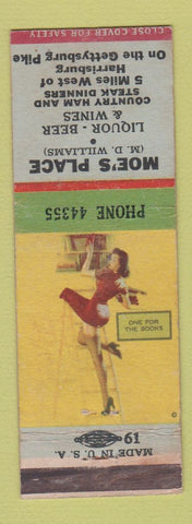 Matchbook Cover - Moe's Place Harrisburg? PA pinup