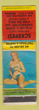 Matchbook Cover - Screpesi Restaurant Italian Reading PA pinup WORN