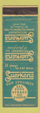 Matchbook Cover - Suerken's Restaurant New York City