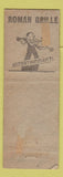 Matchbook Cover - Roman Grille Restaurant Reading PA pinup WEAR