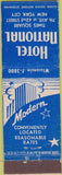 Matchbook Cover - Hotel National New York City