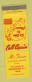Matchbook Cover - Al's Tavern Ogdensburg NY girlie