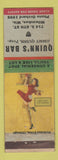 Matchbook Cover - Quinn's Bar Milwaukee WI pinup WEAR