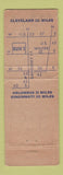 Matchbook Cover - Bun's Restaurant Delaware OH WORN