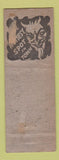 Matchbook Cover - Bubble Bar Reading PA pinup devil WEAR