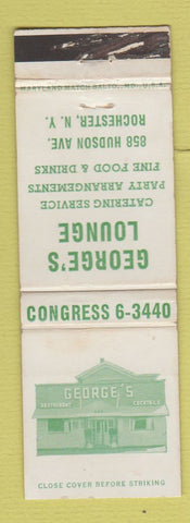 Matchbook Cover - George's Lounge Rochester NY WEAR