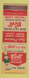 Matchbook Cover - Cott Beverages Soda