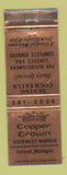 Matchbook Cover - Copper Crown Restaurant Detroit MI WEAR